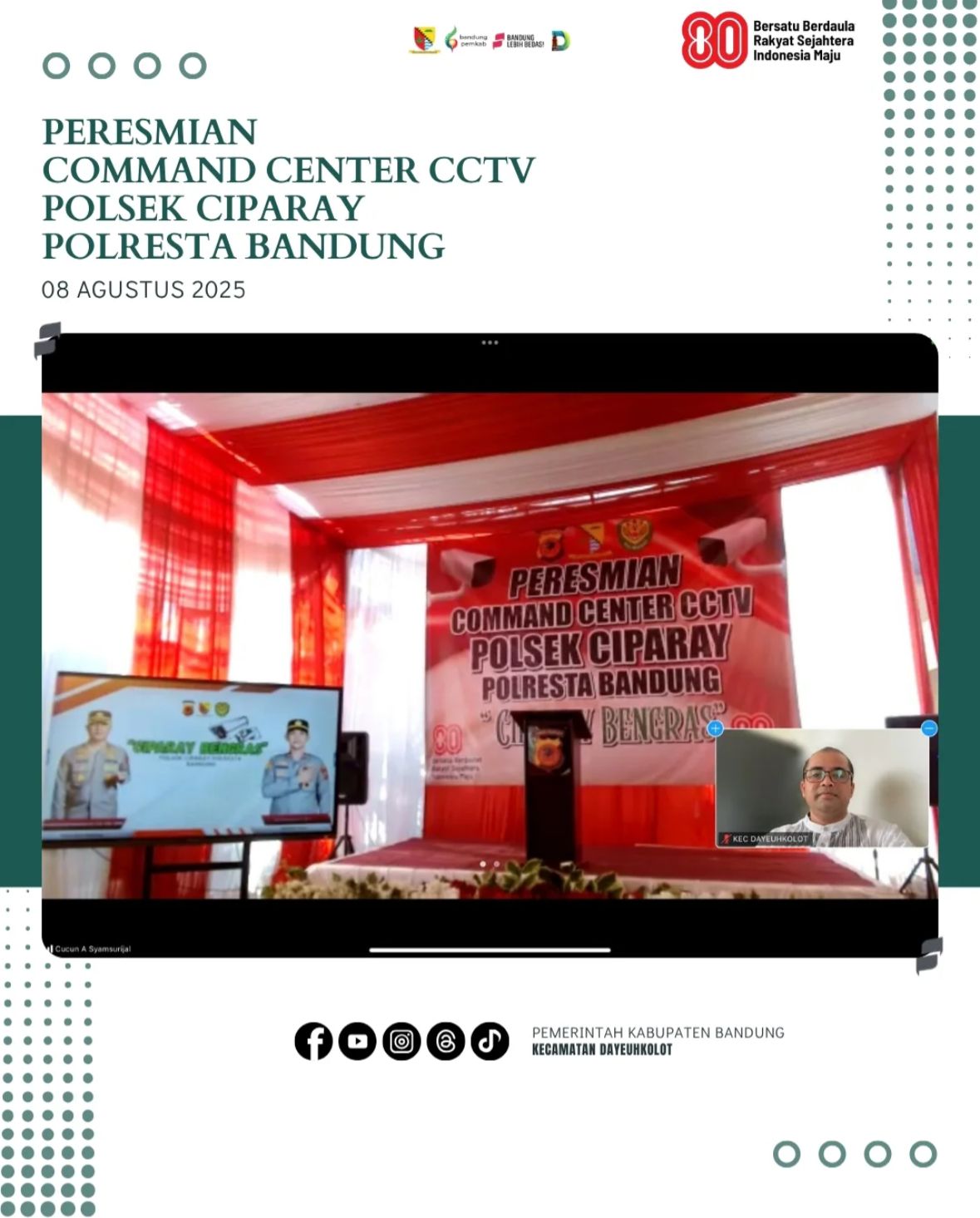 peresmian-command-center-cctv-polsek-ciparay-polresta-bandung