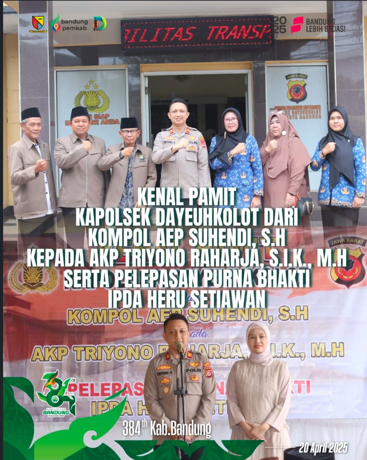 kenal-pamit-kapolsek-dayeuhkolot-kompol-aep-suhendi-s-h-kepada-akp-triyono-raharja-s-i-k-m-h