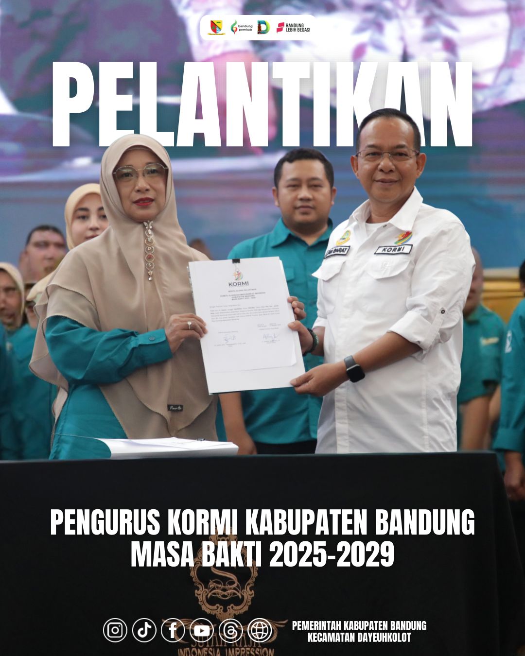 pelantikan-pengurus-kormi-kabupaten-bandung-masa-bakti-2025-2029