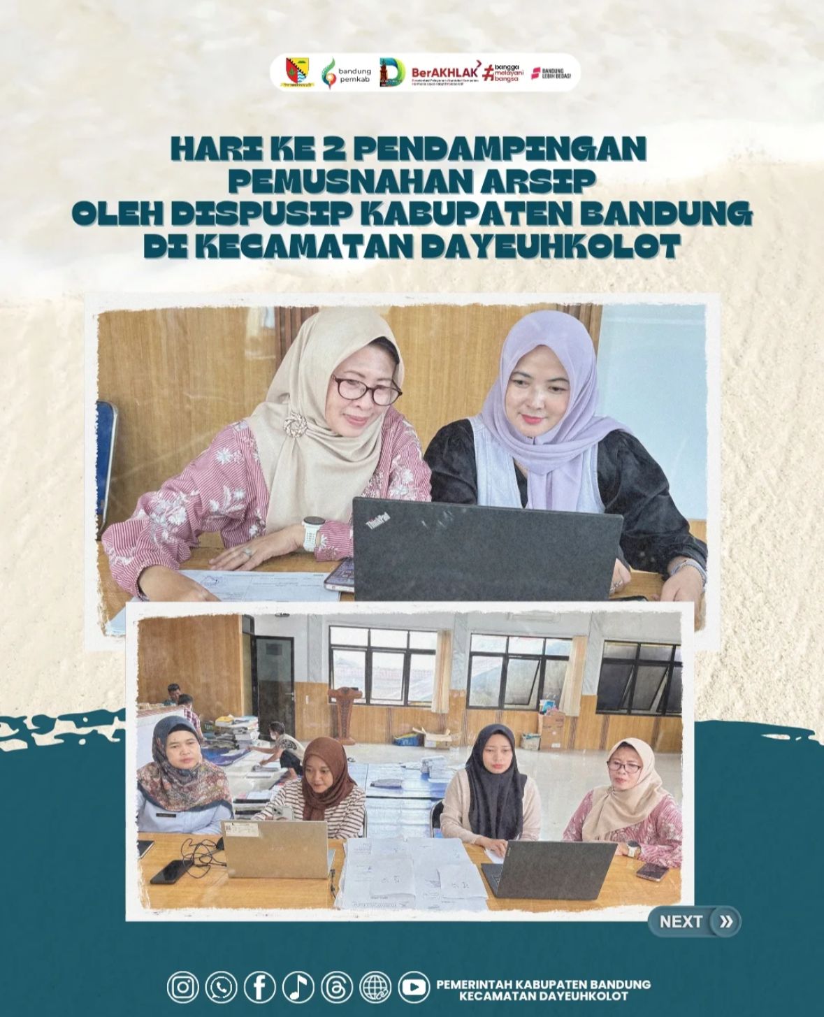 input-data-arsip-usul-musnah-bersama-dinas-perpustakaan-dan-kearsipan-dispusip-kabupaten-bandung