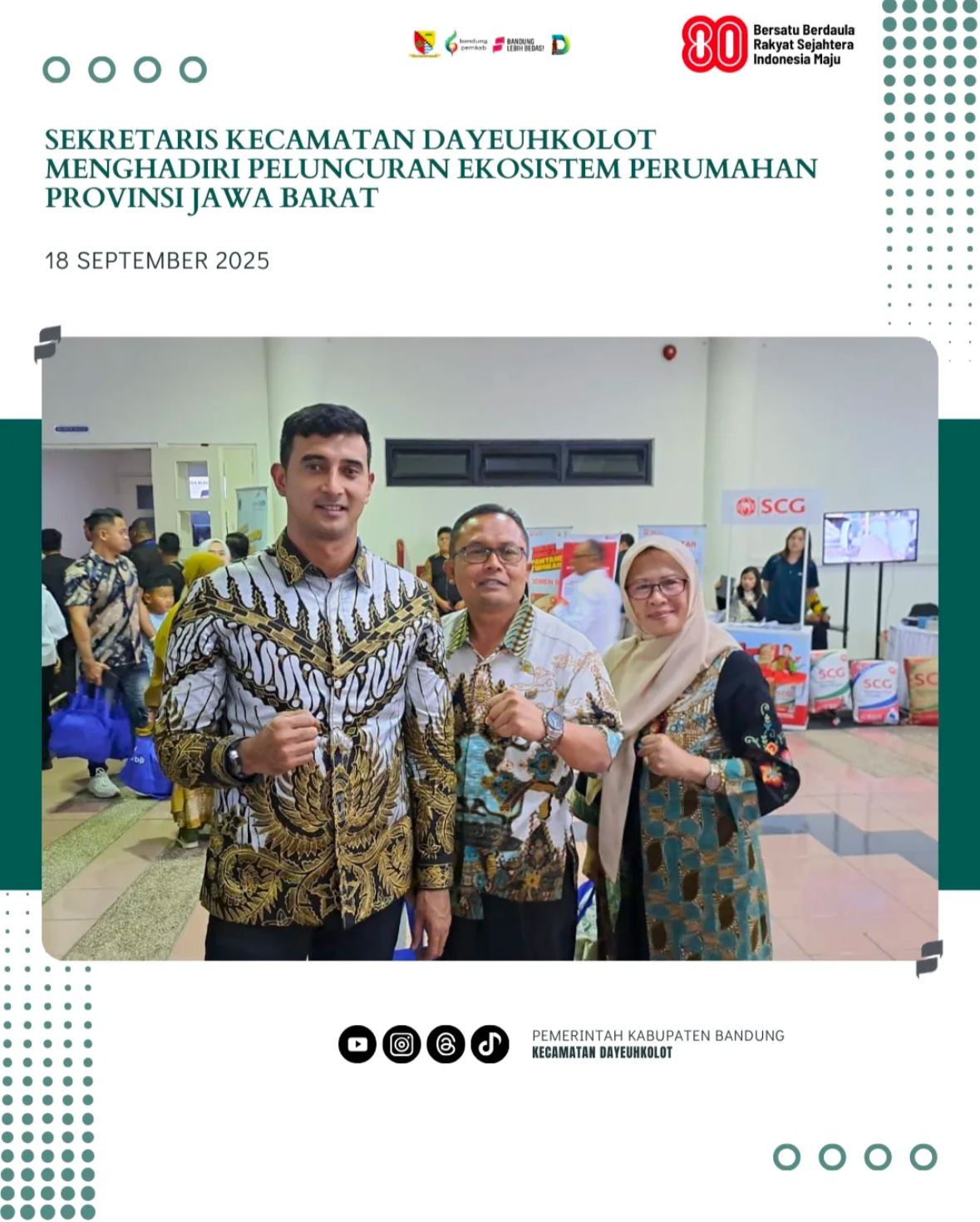 sekretaris-kecamatan-dayeuhkolot-menghadiri-peluncuran-ekosistem-perumahan-provinsi-jawa-barat