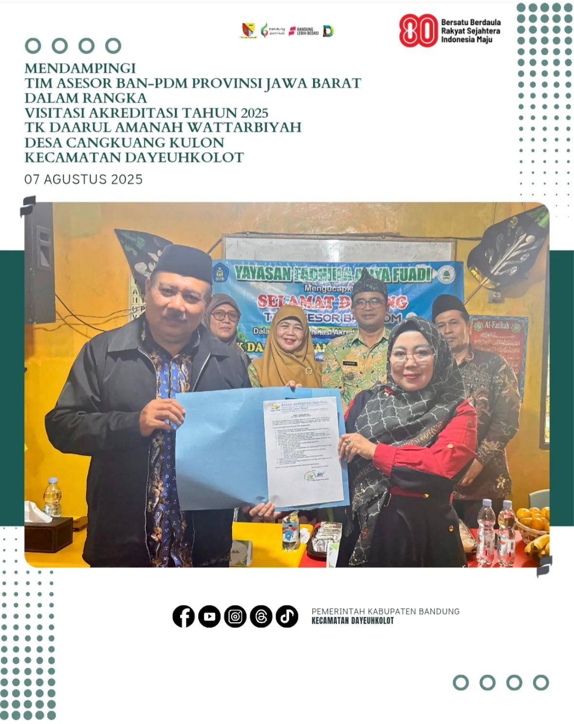 mendampingi-tim-asesor-ban-pdm-provinsi-jawa-barat-dalam-rangka-visitasi-akreditasi-tahun-2025-tk-daarul-amaah-wattarbiyah-desa-cangkuang-kulon