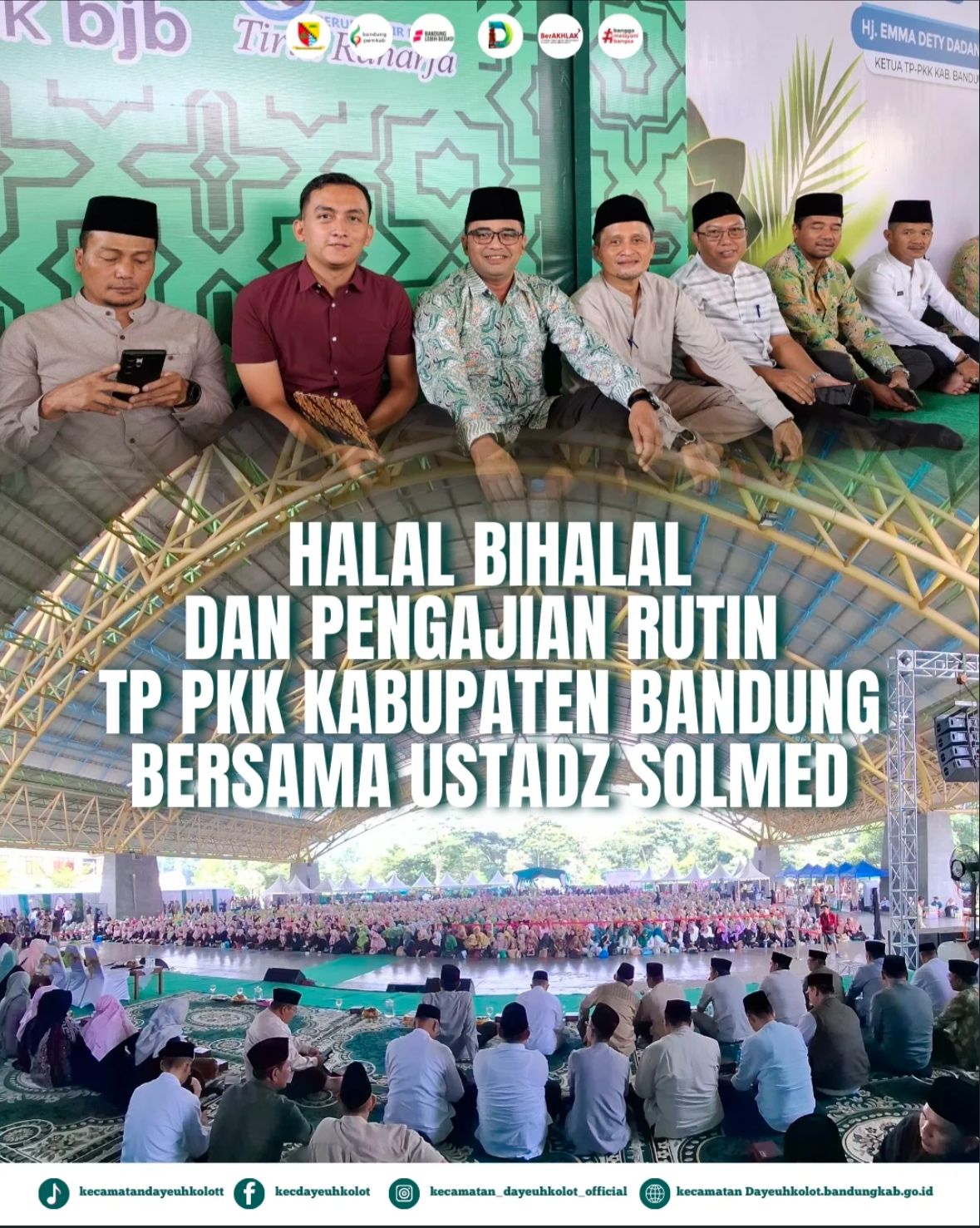 halal-bihalal-pengajian-rutin-tp-pkk-kabuapaten-bandung-bersama-ustadz-solmed