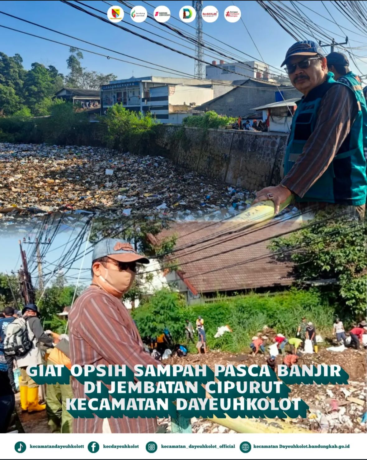 giat-opsih-sampah-pasca-banjir-di-jembatan-cipurut