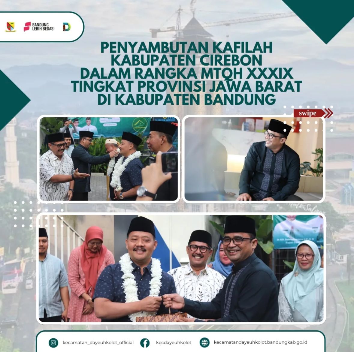 penyambutan-kafilah-kabupaten-cirebon-dalam-rangka-mtqh-ke-39-tingkat-provinsi-jawa-barat-di-kabupaten-bandung