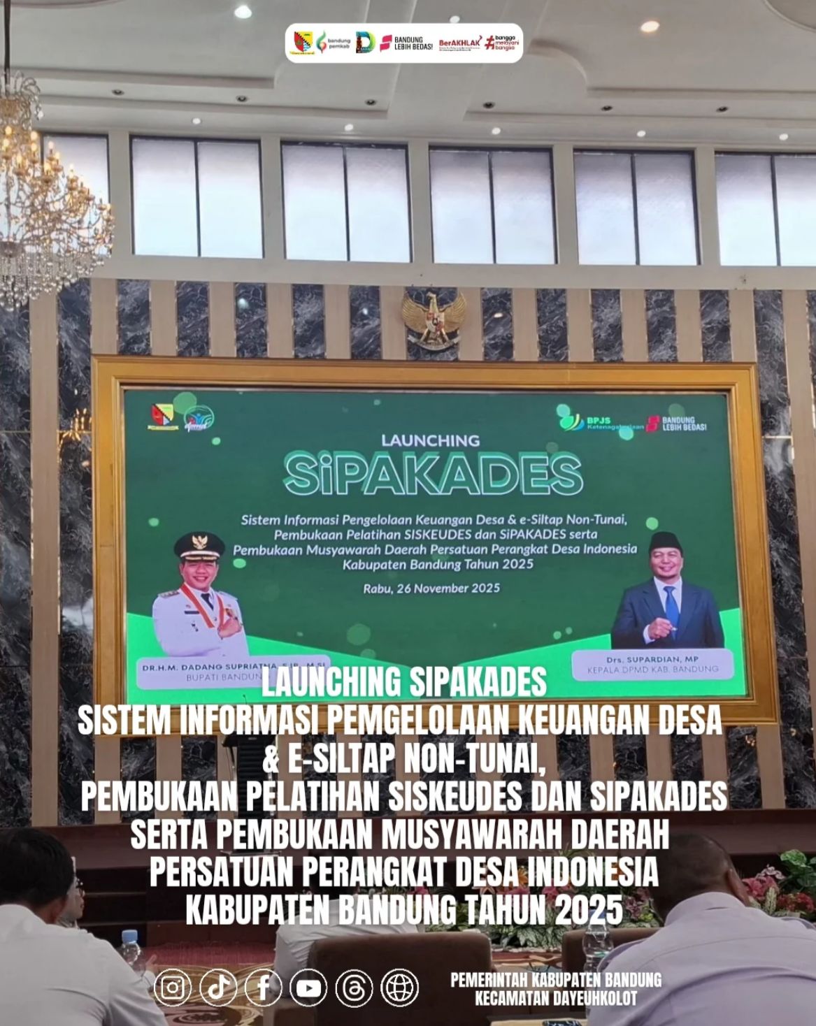 kegiatan-launching-sipakades-sistem-informasi-pengelolaan-keuangan-desa-e-siltap-non-tunai-sekaligus-pembukaan-pelatihan-siskeudes-dan-sipakades